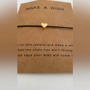 Rope Bracelet With Mini Love Heart